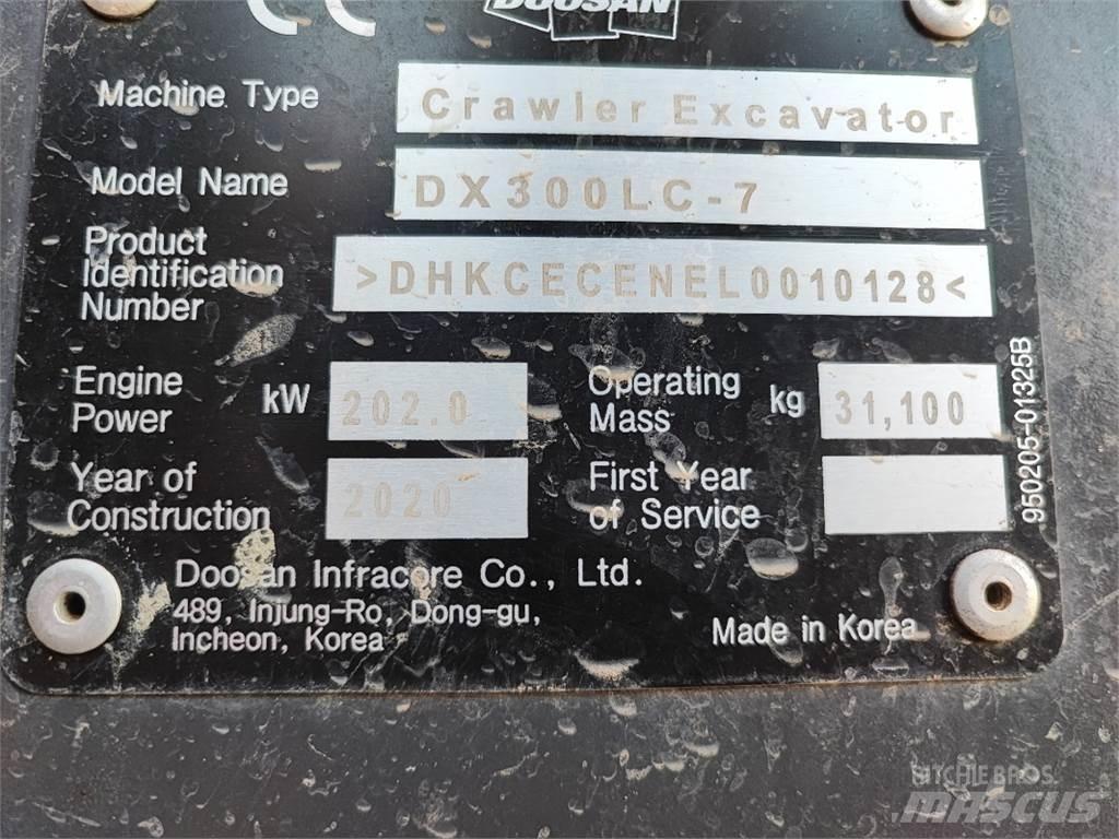 Doosan DX300LC-7 履帶式 挖土機/掘鑿機/挖掘機