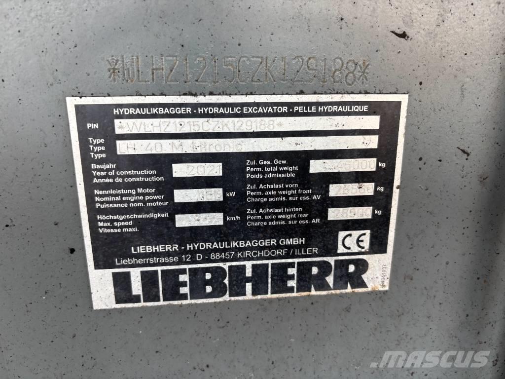 Liebherr LH 40 Port 廢棄物/工業用操作車