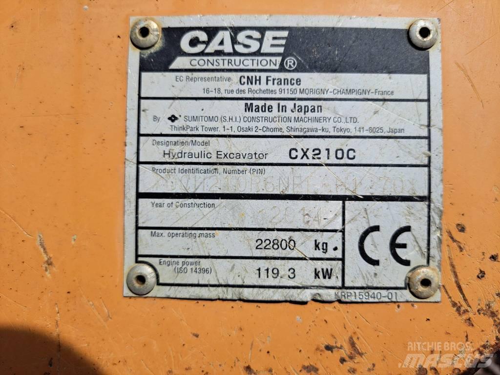 CASE CX 210 C 履帶式 挖土機/掘鑿機/挖掘機