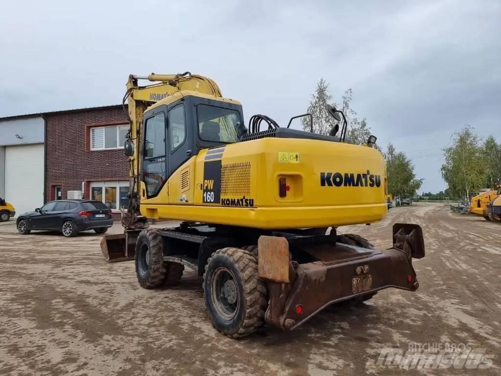 Komatsu PW 160-7 旋轉式挖土機/掘鑿機/挖掘機