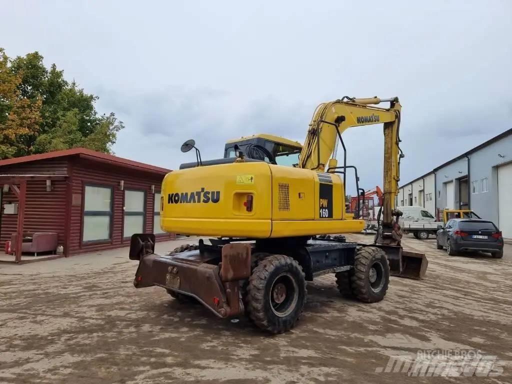 Komatsu PW 160-7 旋轉式挖土機/掘鑿機/挖掘機