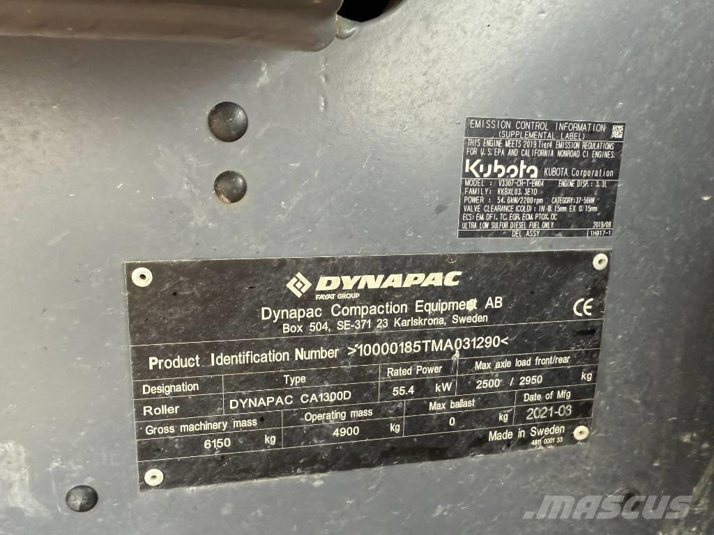 Dynapac CA 1300 D 單輪滾壓機