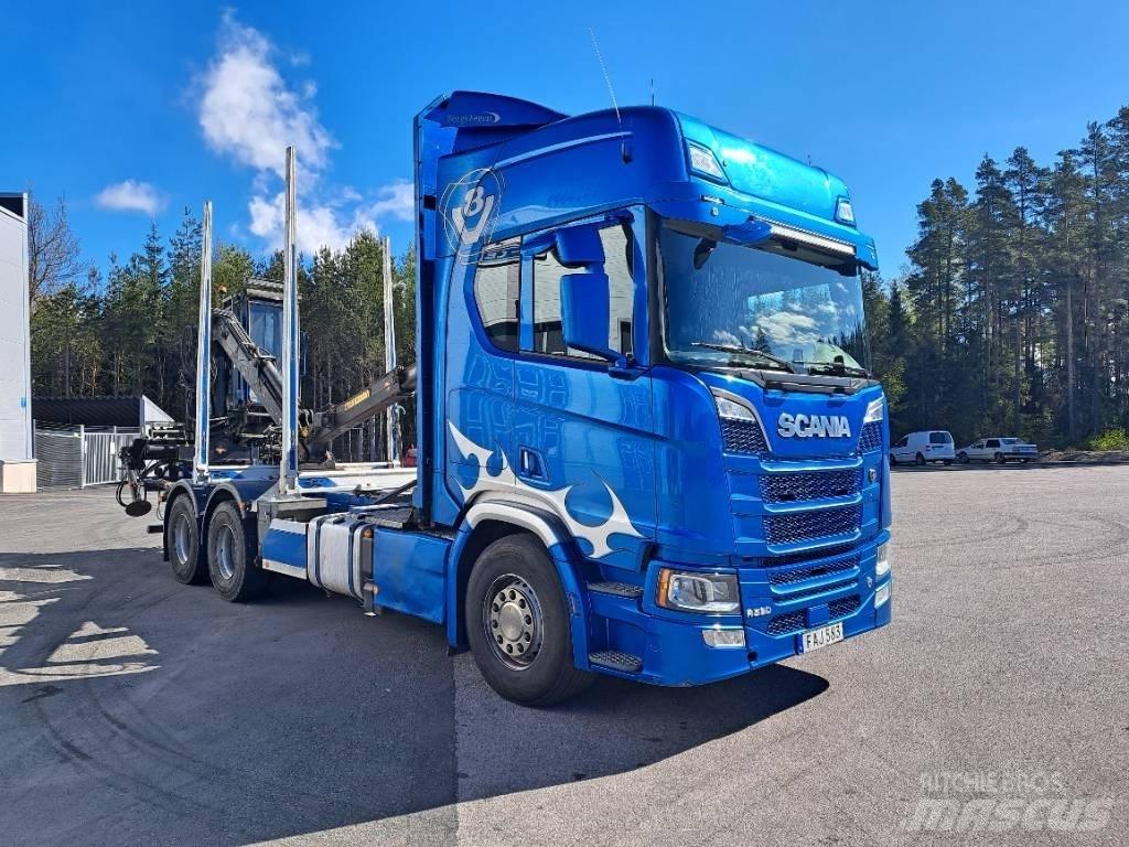 Scania R580B6X4NB 木材貨車