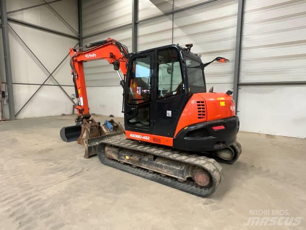 Kubota KX 080-4 A 2 中型挖土機/掘鑿機/挖掘機 7t-12t