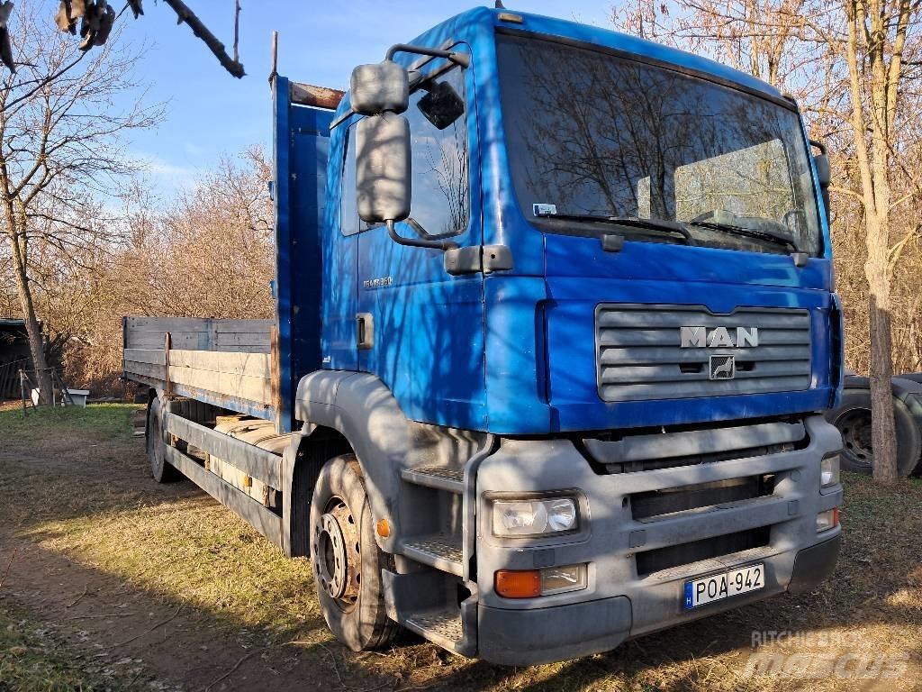 MAN 18.360 FLLC 平板式/側卸式卡車