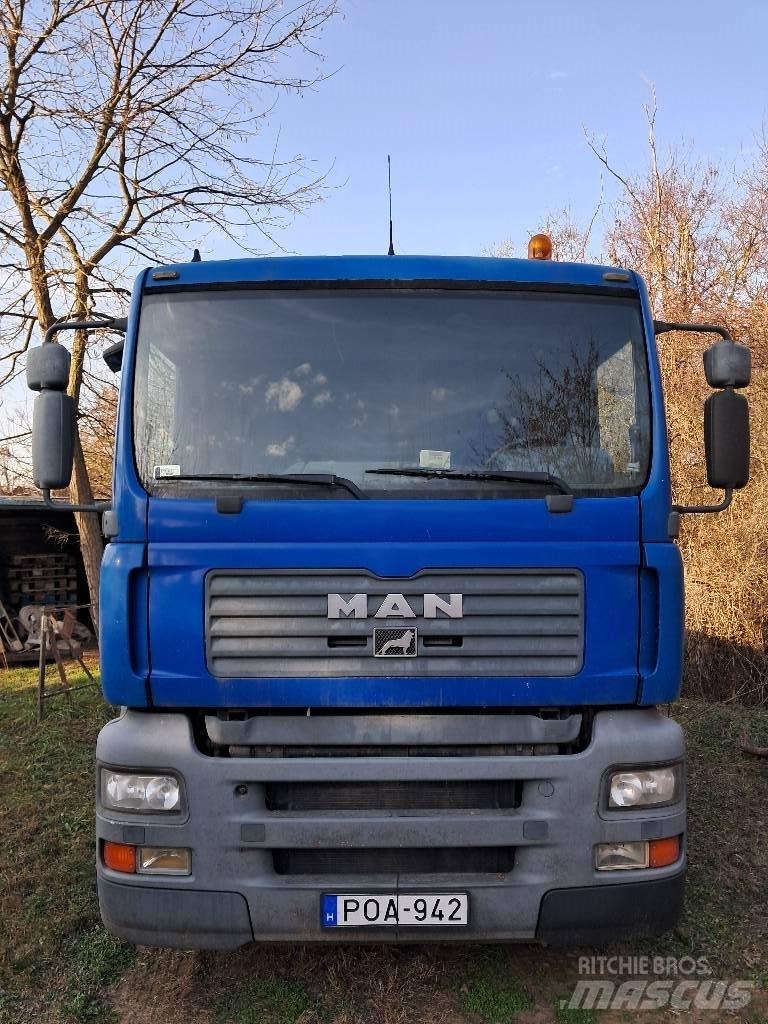 MAN 18.360 FLLC 平板式/側卸式卡車