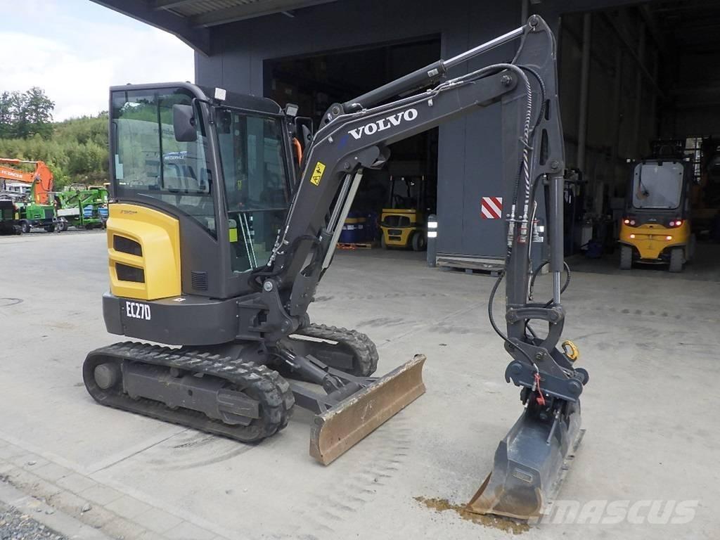 Volvo EC 27 D 小型挖土機/掘鑿機<7t(小型挖掘機)
