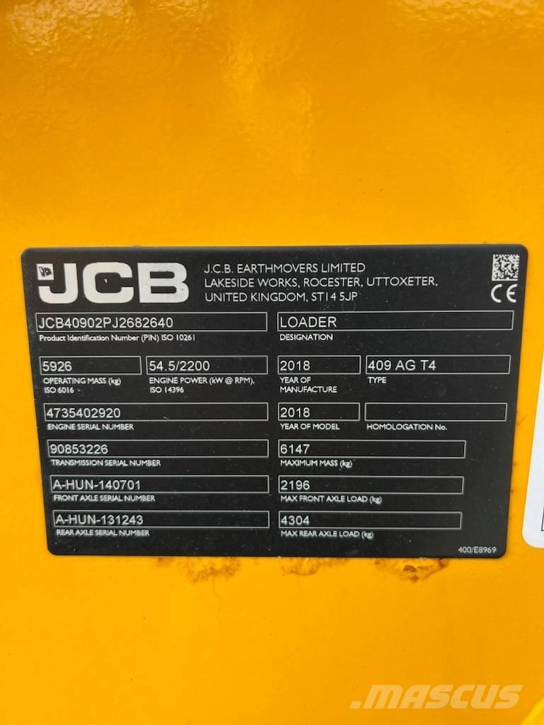 JCB 409 輪胎式裝載機