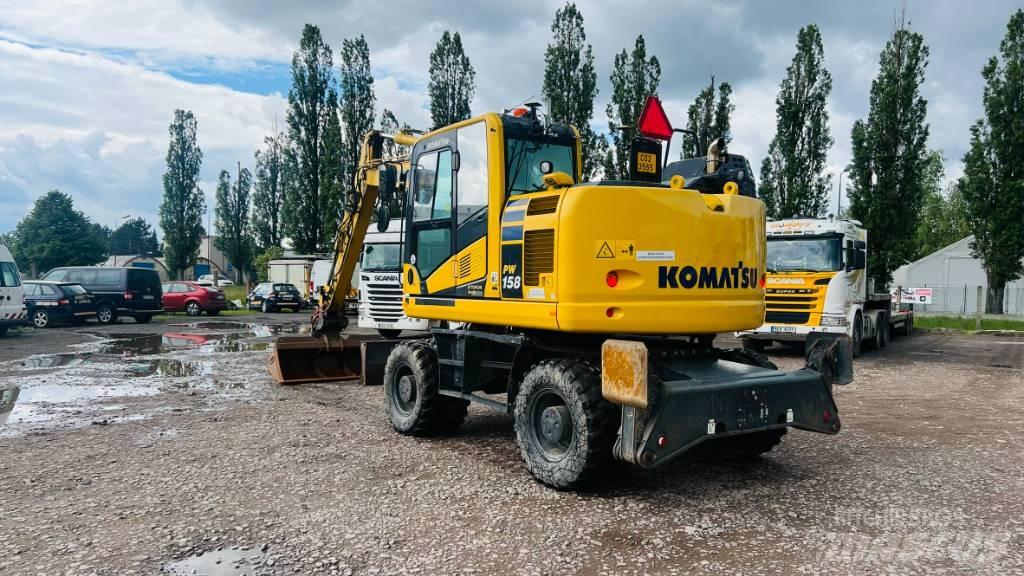 Komatsu PW 158 旋轉式挖土機/掘鑿機/挖掘機