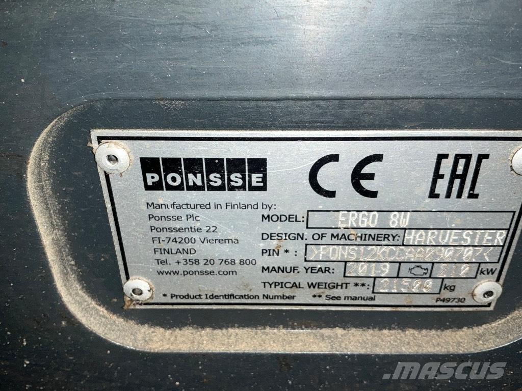 Ponsse ERGO 8W 收穫機