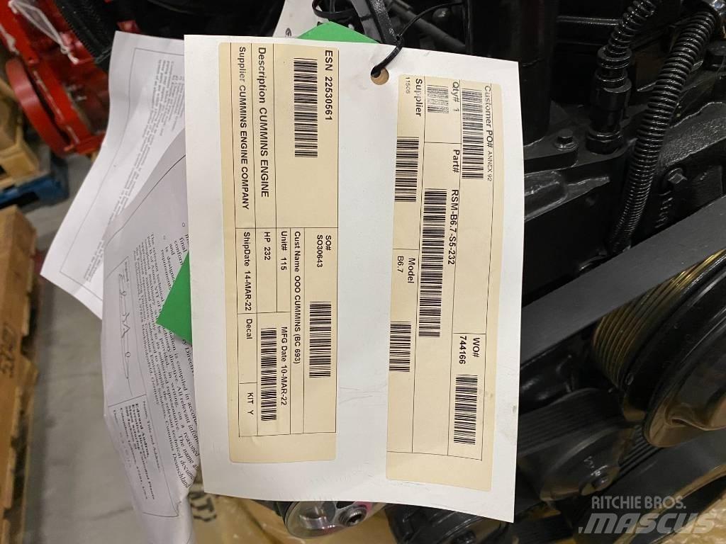 Cummins QSB6.7 其他農業機械