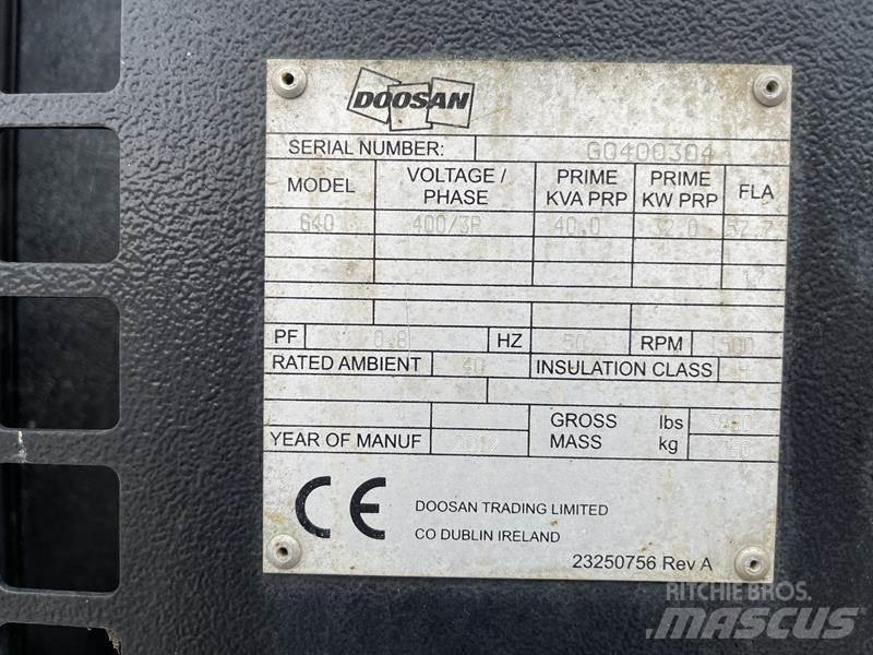 Doosan G 40 柴油發電機