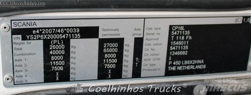 Scania P 450 貨櫃框架卡車