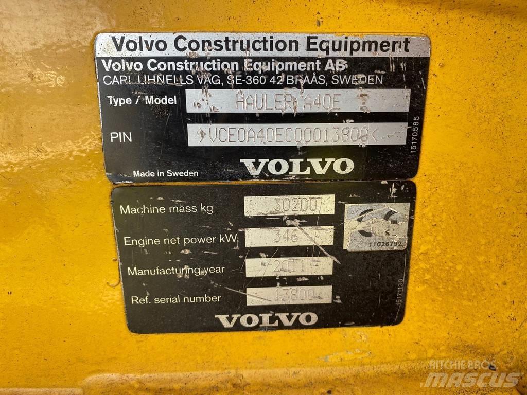 Volvo A40E 鉸接式起吊車