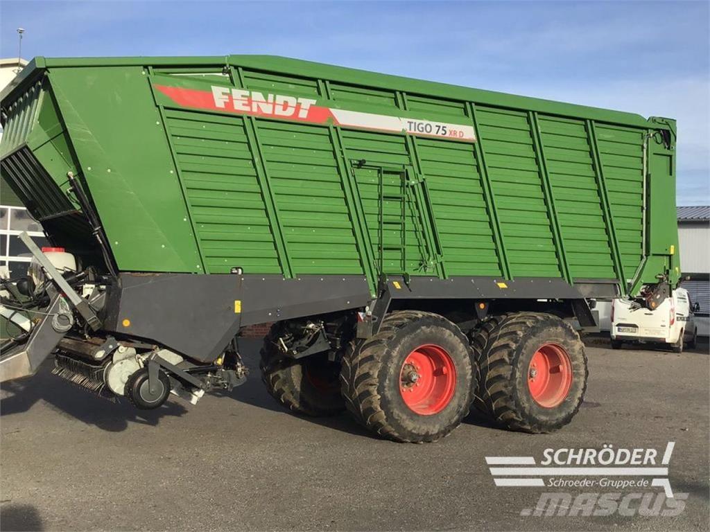 Fendt TIGO 75 XR 自裝式拖車