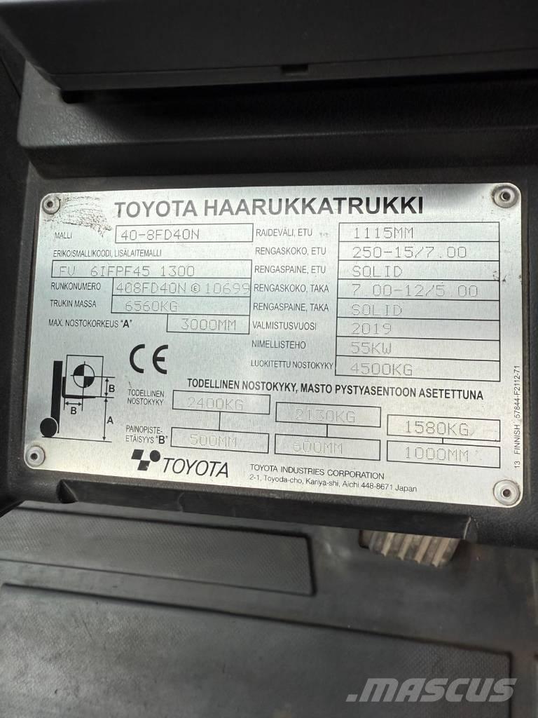 Toyota 40-8 FD 40 N 柴油卡車