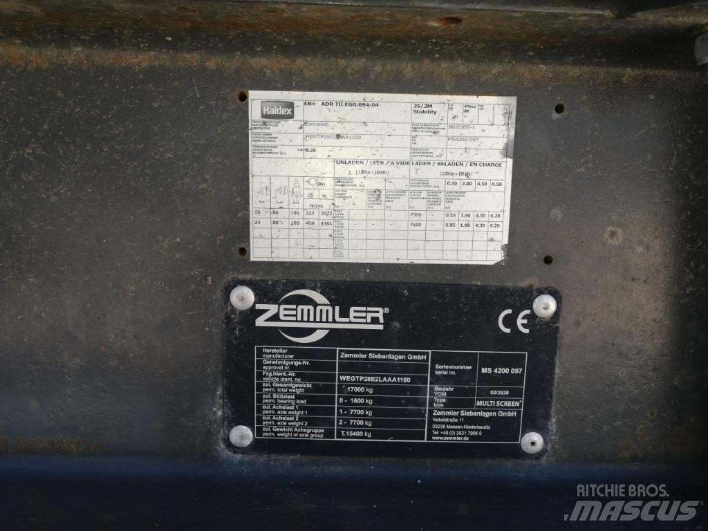 Zemmler MS 4200-097 移動式篩選機