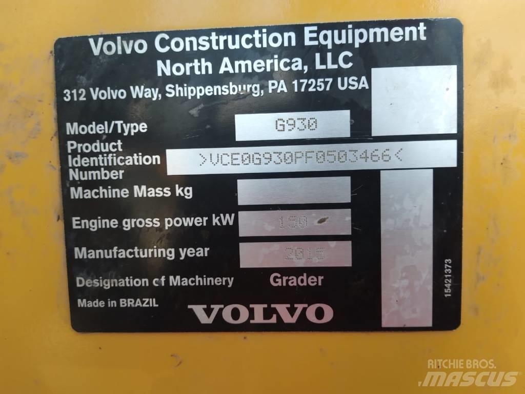 Volvo G 930 平土機