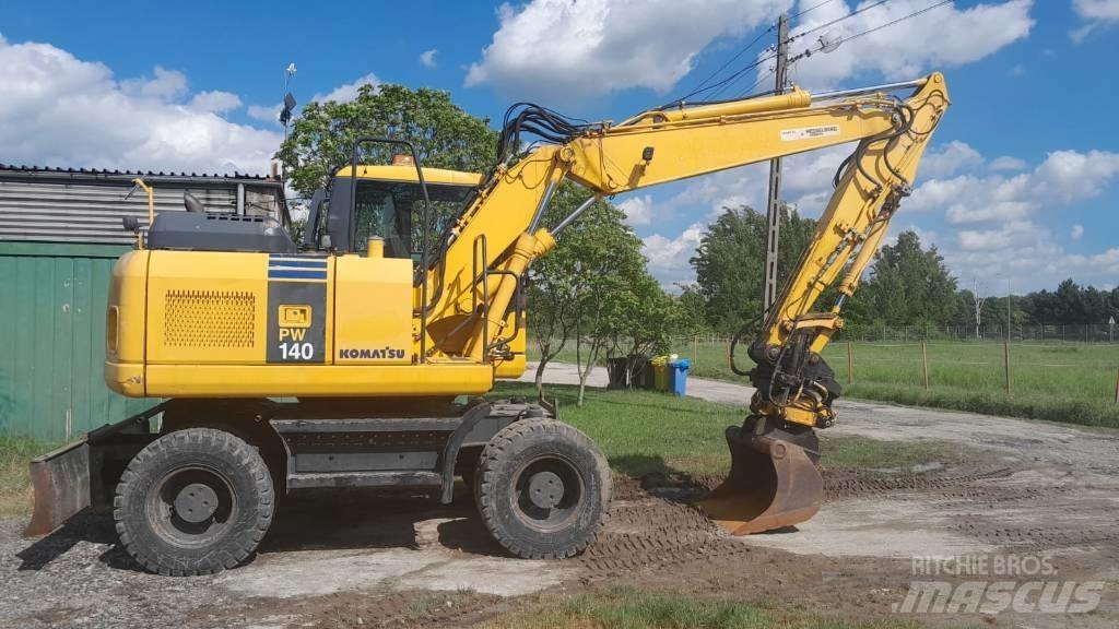 Komatsu PW 140-7 旋轉式挖土機/掘鑿機/挖掘機