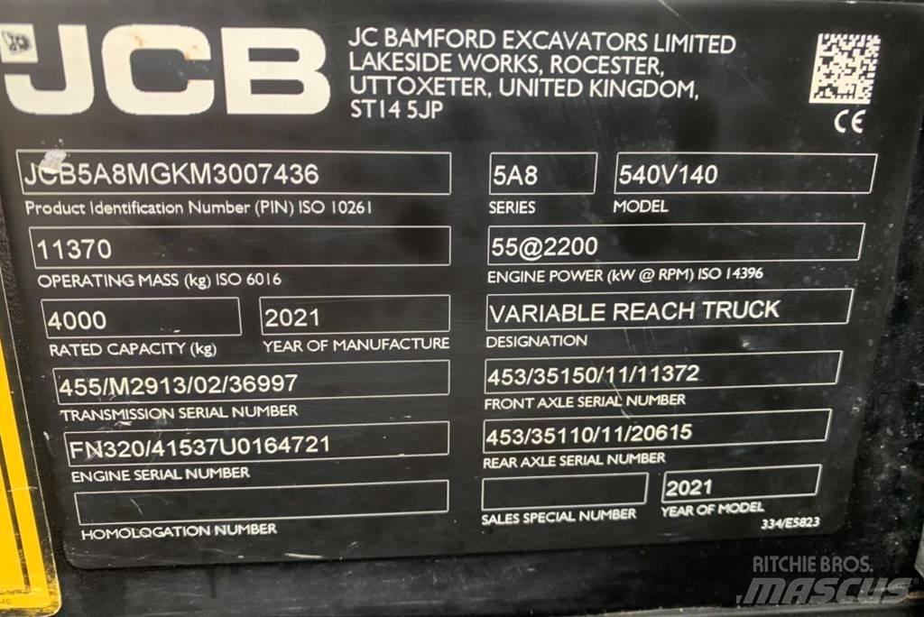 JCB 540-140 伸縮臂操作車