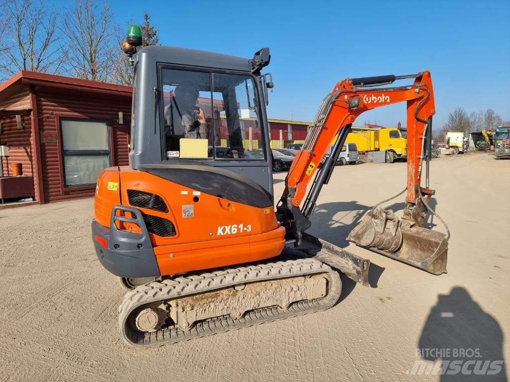Kubota KX 61-3 小型挖土機/掘鑿機<7t(小型挖掘機)