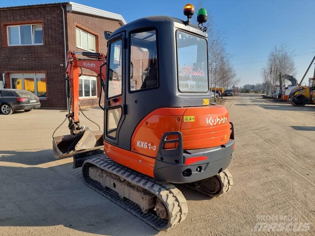 Kubota KX 61-3 小型挖土機/掘鑿機<7t(小型挖掘機)