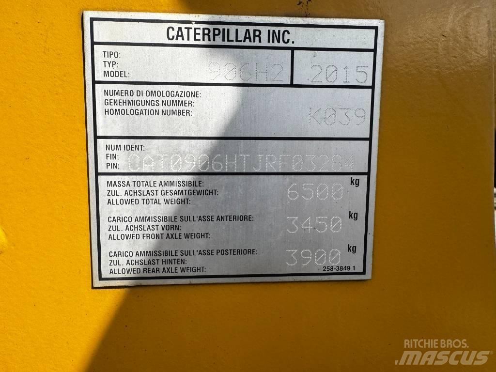 CAT 906H2 輪胎式裝載機