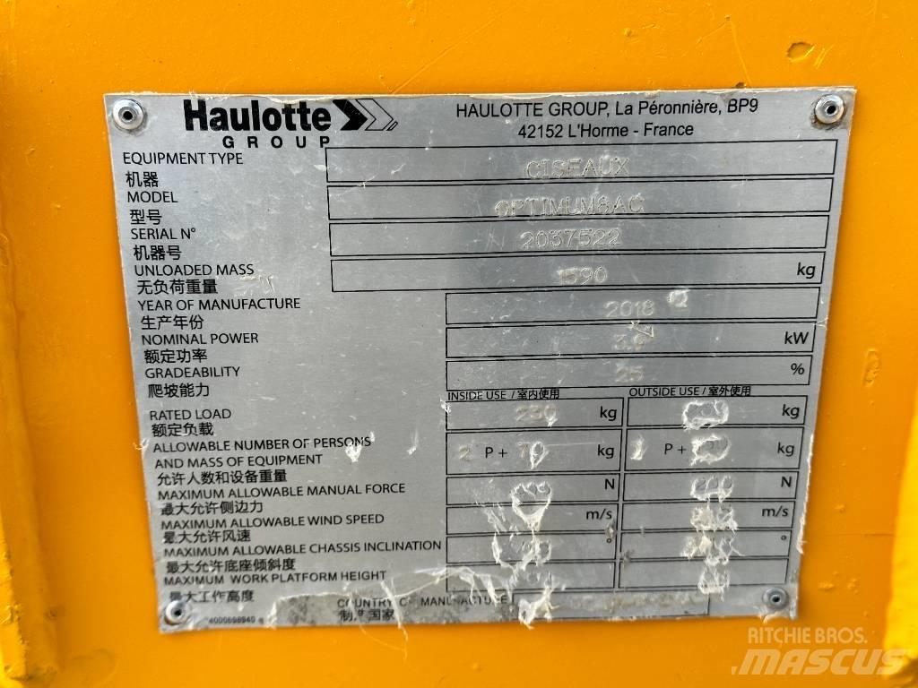 Haulotte OPTIMUM 8 剪式升降機