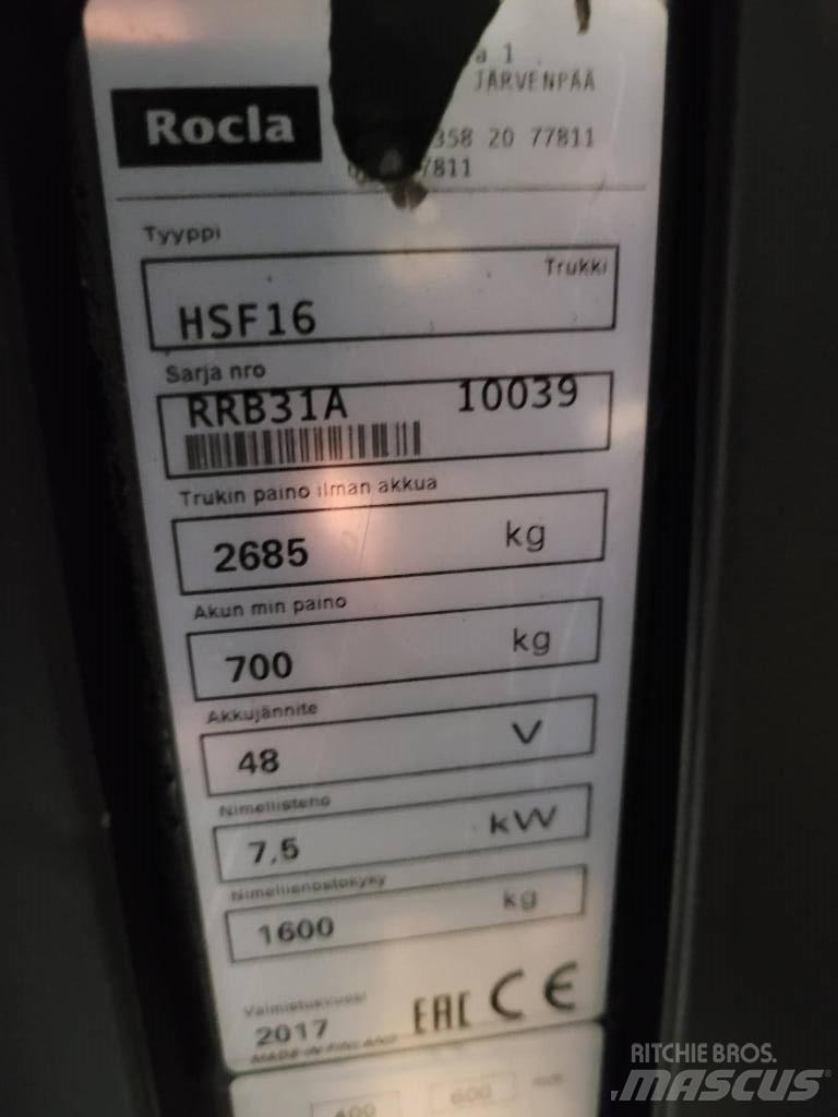 Rocla HSF16 前伸式堆高機(叉車)