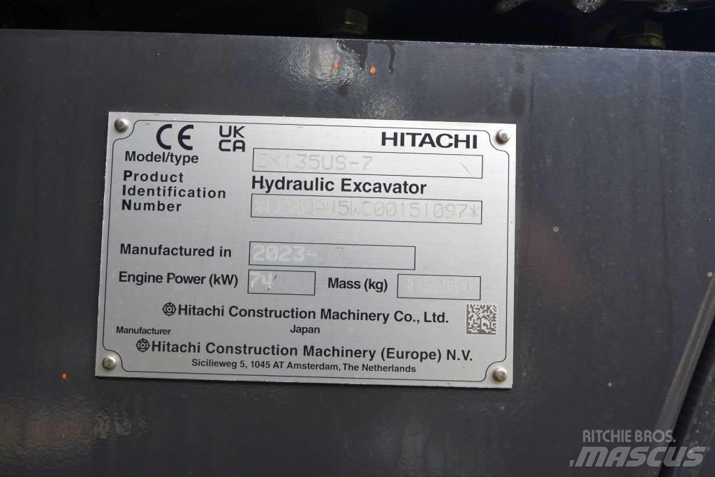 Hitachi ZX 135 US-7 履帶式 挖土機/掘鑿機/挖掘機