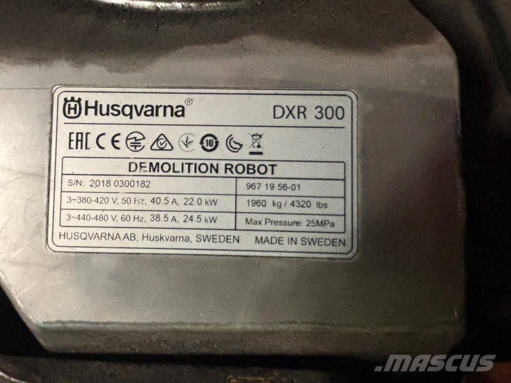 Husqvarna DXR 300 拆卸式挖土機/掘鑿機/挖掘機