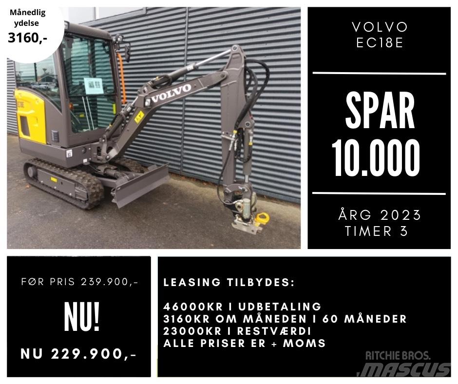 Volvo EC 18 E 小型挖土機/掘鑿機<7t(小型挖掘機)