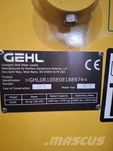 Gehl GHEL R105 滑移轉向裝載機