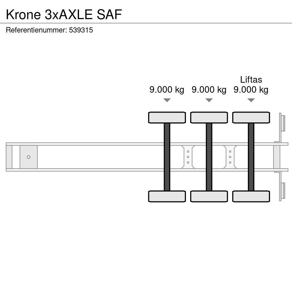 Krone 3xAXLE SAF 箱體半拖車
