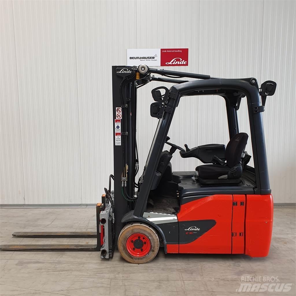 Linde E16C 電動堆高機