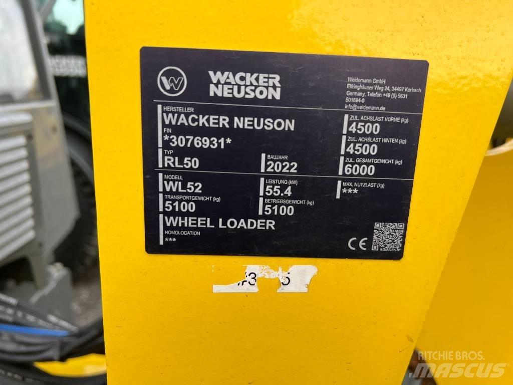 Wacker Neuson WL 52 輪胎式裝載機