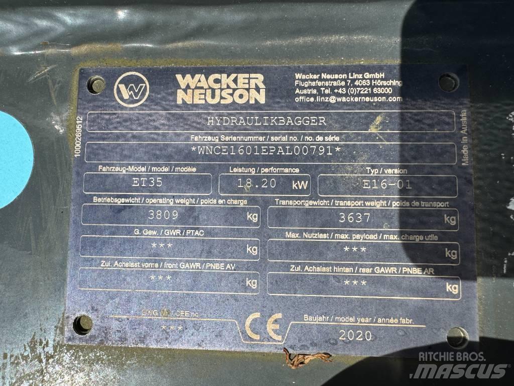 Wacker Neuson ET35 履帶式 挖土機/掘鑿機/挖掘機