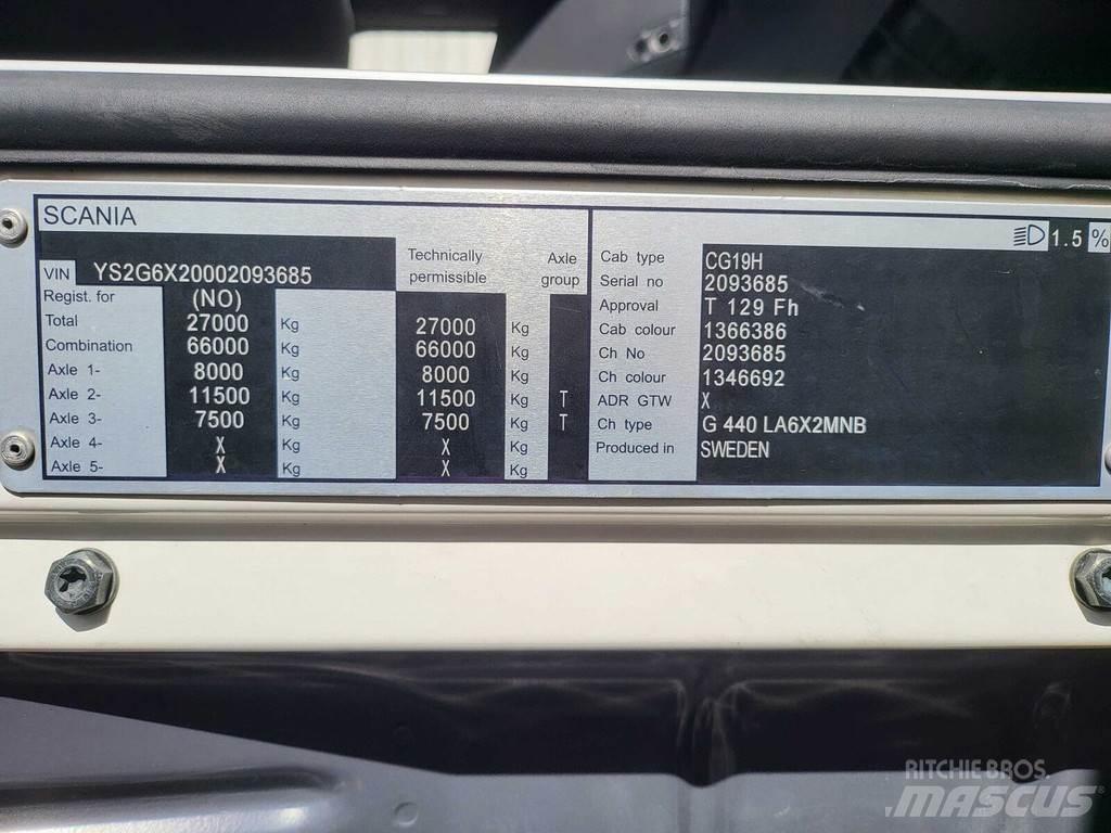 Scania G440 6X2 曳引機組件