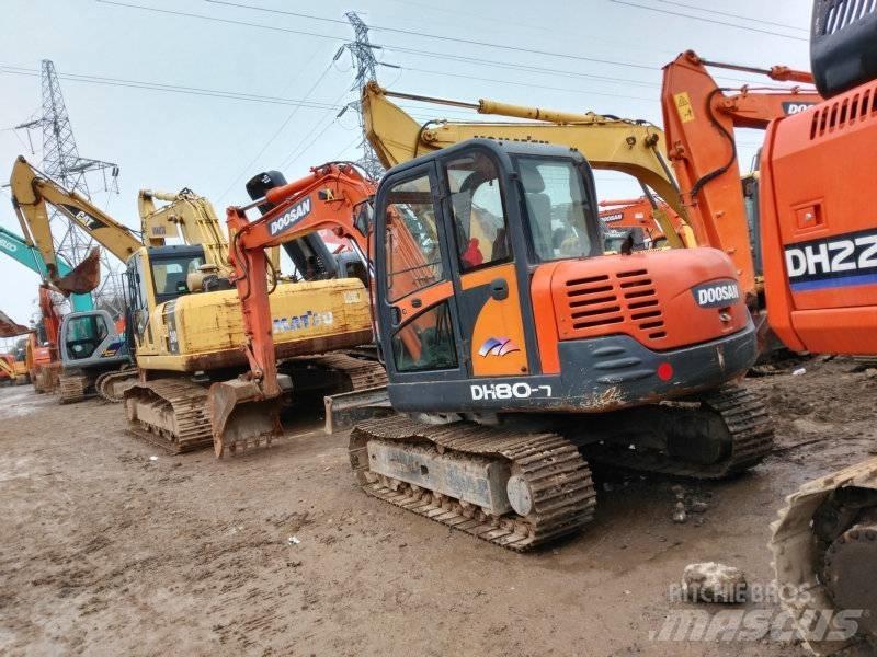 Doosan DH 80 中型挖土機/掘鑿機/挖掘機 7t-12t