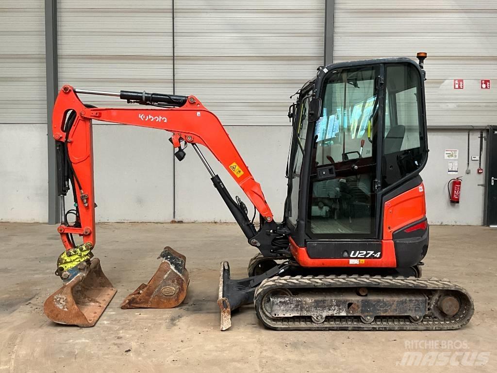 Kubota U 27-4 小型挖土機/掘鑿機<7t(小型挖掘機)