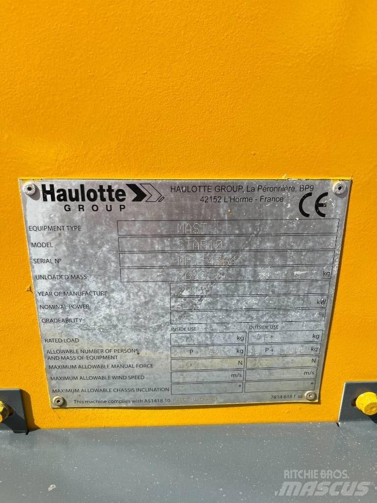 Haulotte Star-10AC 伸縮臂高空作業車