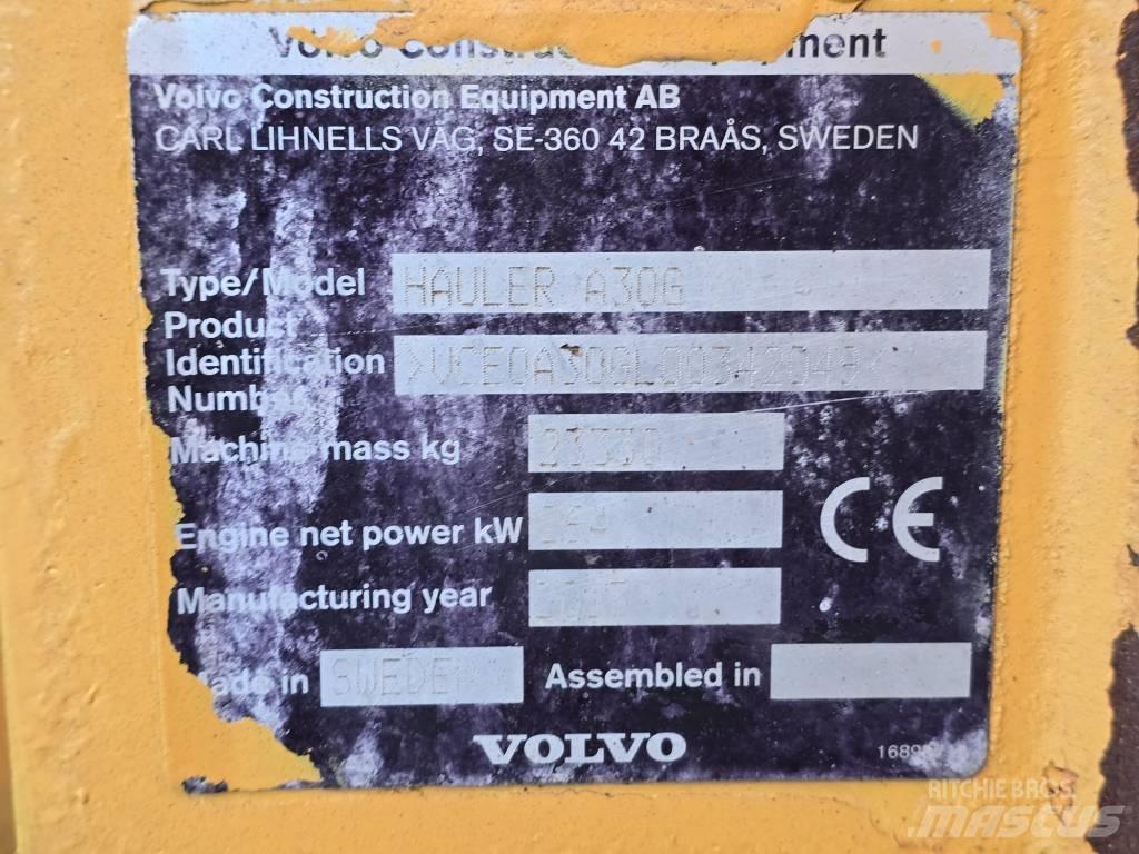Volvo A30G 鉸接式起吊車