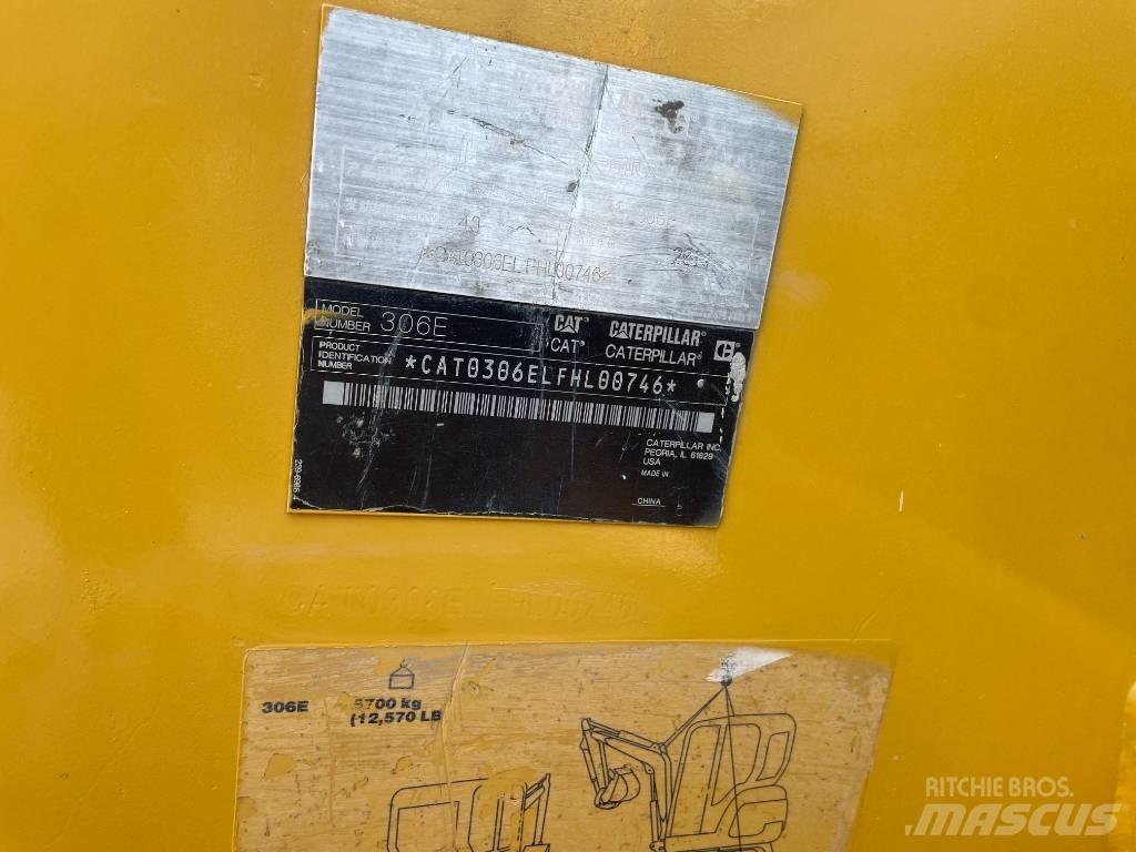 CAT 306E2 小型挖土機/掘鑿機<7t(小型挖掘機)