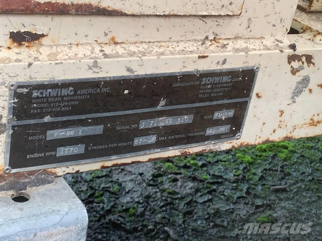 Schwing P88E 混凝土泵浦