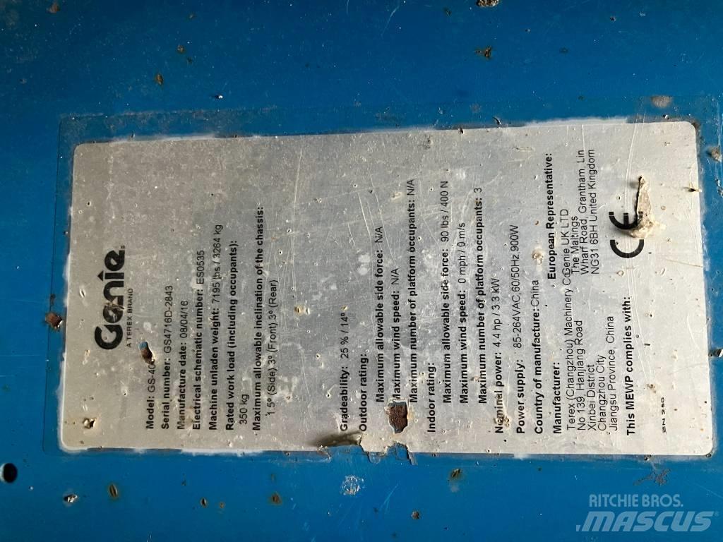Genie GS 4047 剪式升降機
