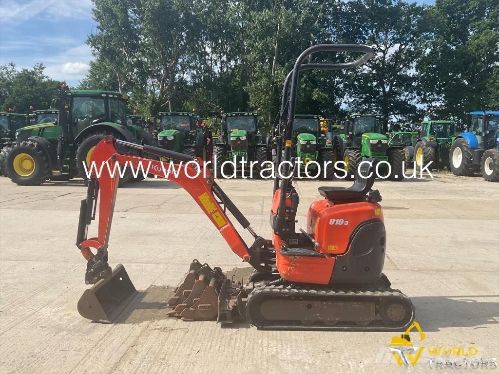 Kubota U 10-3 小型挖土機/掘鑿機<7t(小型挖掘機)