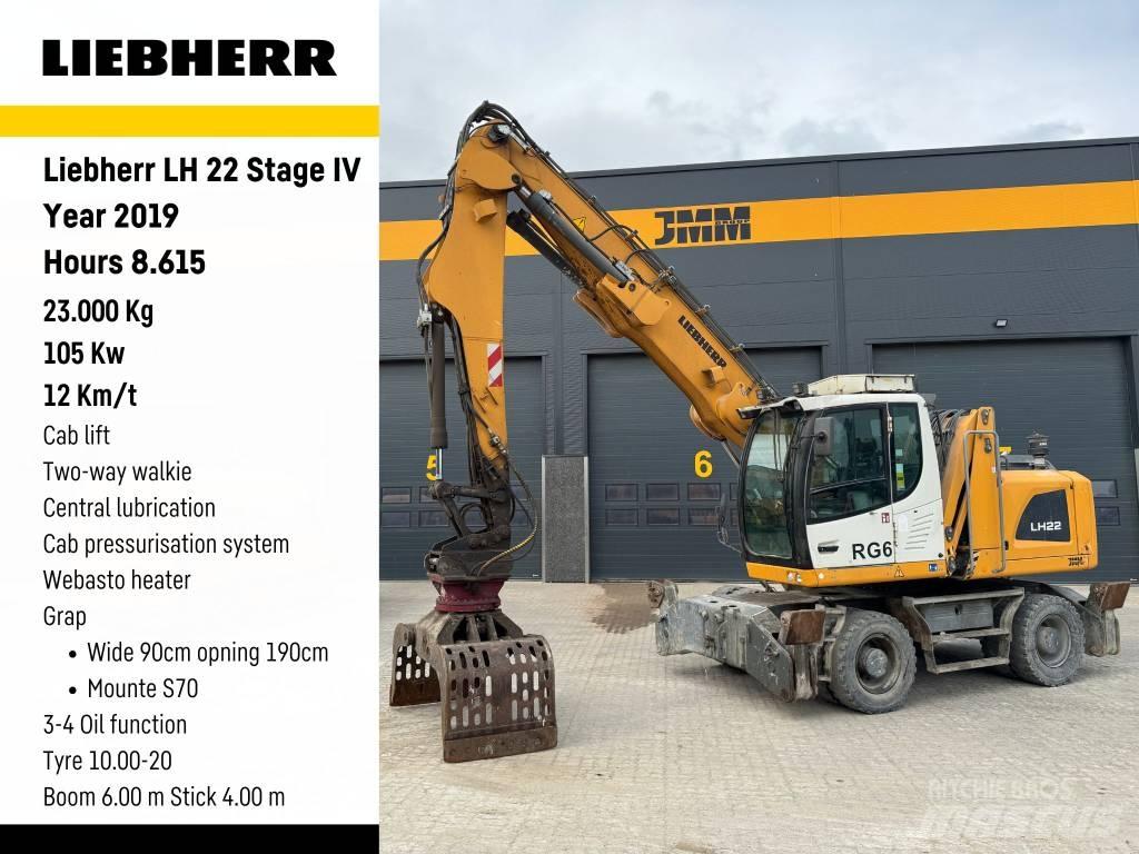 Liebherr LH 22 廢棄物/工業用操作車