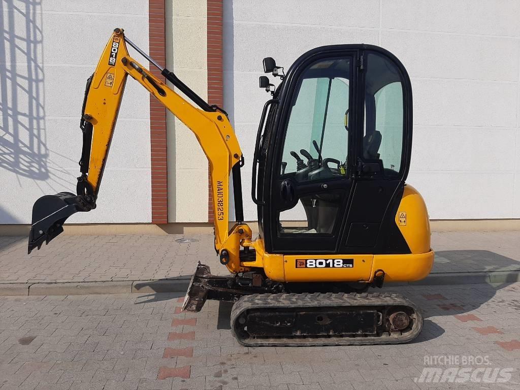 JCB 8018 CTS 小型挖土機/掘鑿機<7t(小型挖掘機)