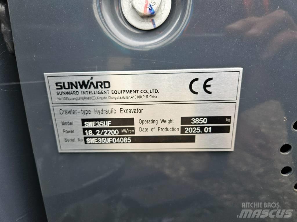 Sunward SWE 35 UF 小型挖土機/掘鑿機<7t(小型挖掘機)
