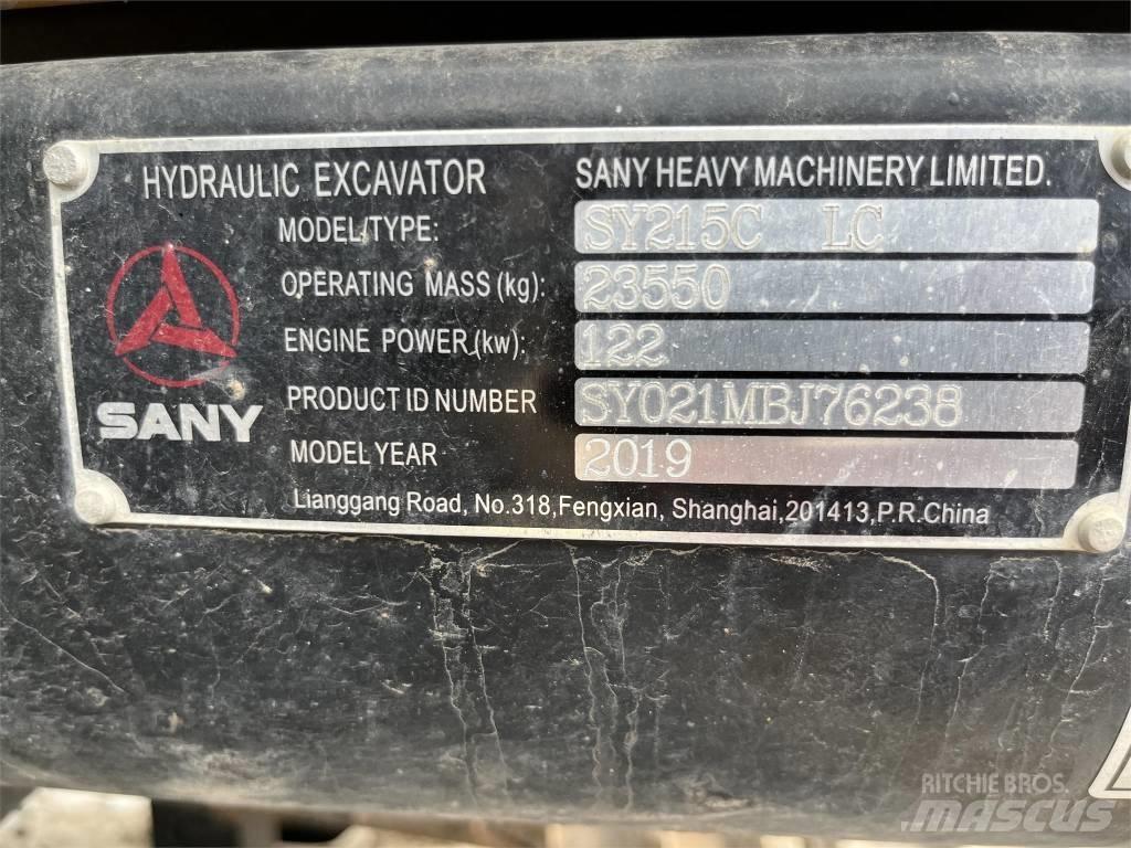 Sany SY215C 履帶式 挖土機/掘鑿機/挖掘機